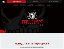 Tablet Screenshot of mutiny.ie